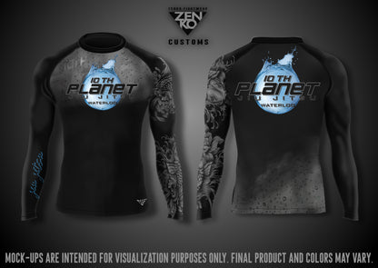 10th Planet Waterloo Long Sleeve Rashguard